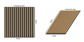 VW60 Acoustic Slat Panels - Teak